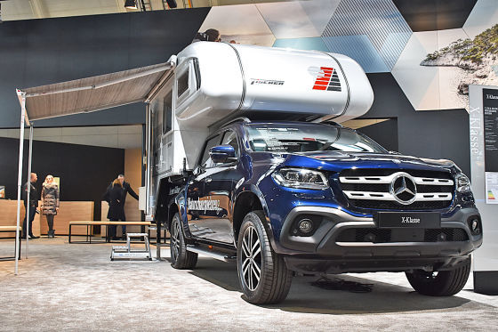 Mercedes X-Klasse mit Tischer-Wohnkabine