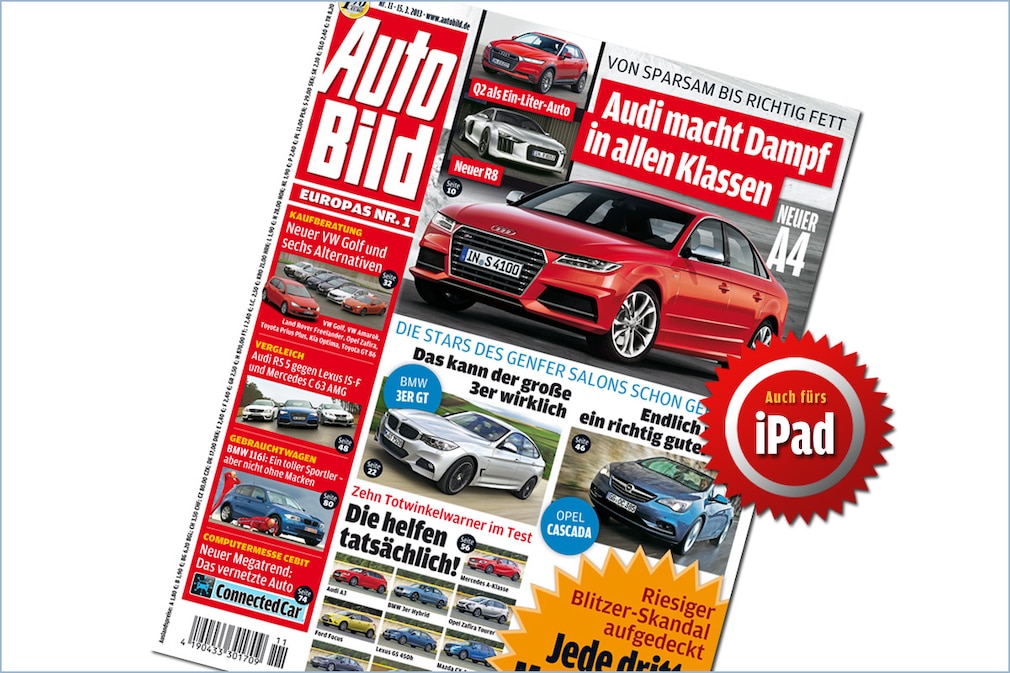 Titel Auto Bild 11-2013 Ipad