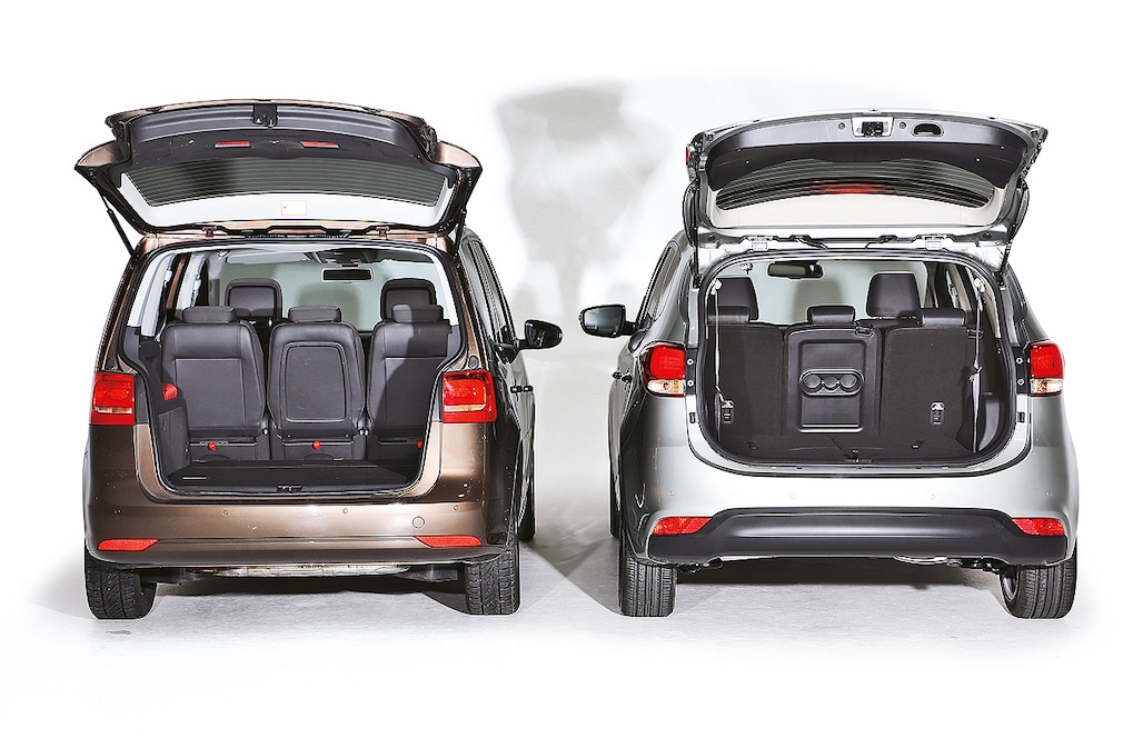 VW Touran, Kia Carens