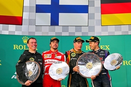 Formel 1 2013 Australien Podium