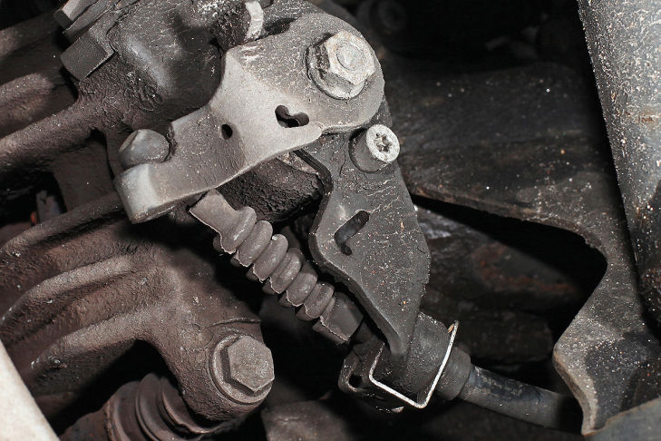 Bremssattel hinten