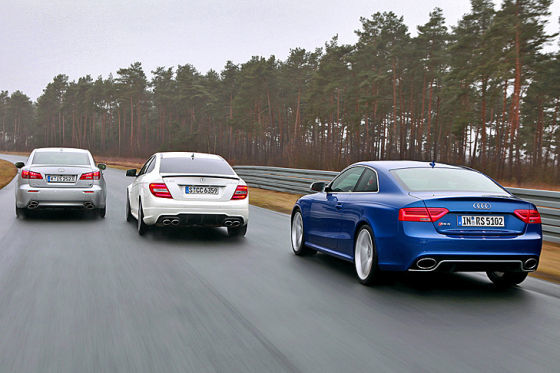 Audi RS 5 Lexus IS-F Mercedes C 63 AMG