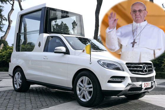 Mercedes M-Klasse (W166): Papamobil