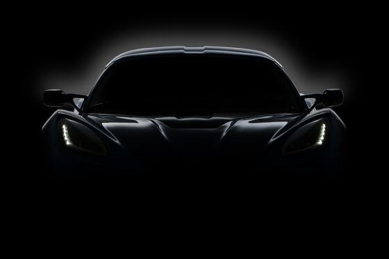 Detroit Electric Teaserbild des angekündigten Elektro-Sportwagens