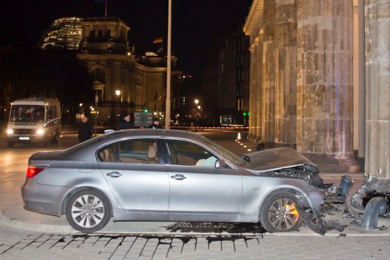 Verunglückter BMW