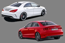 Audi S3 Limousine vs. Mercedes CLA 45 AMG