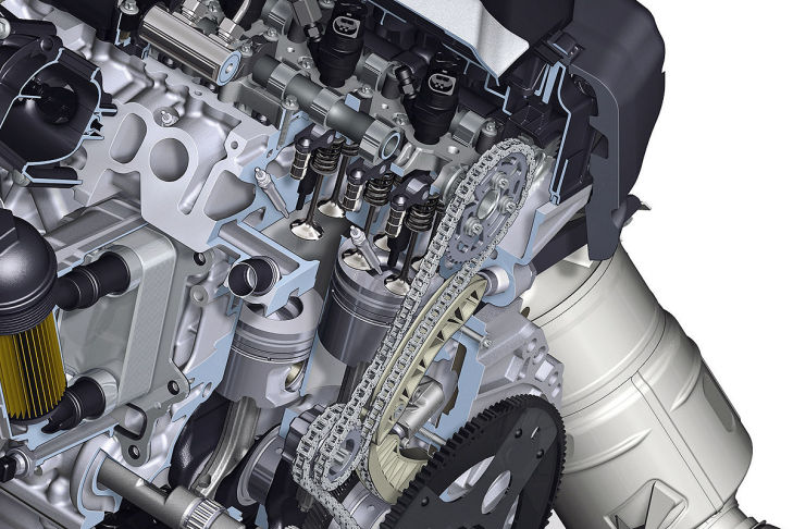 BMW 1er, Motor, Vierzylinder-Diesel