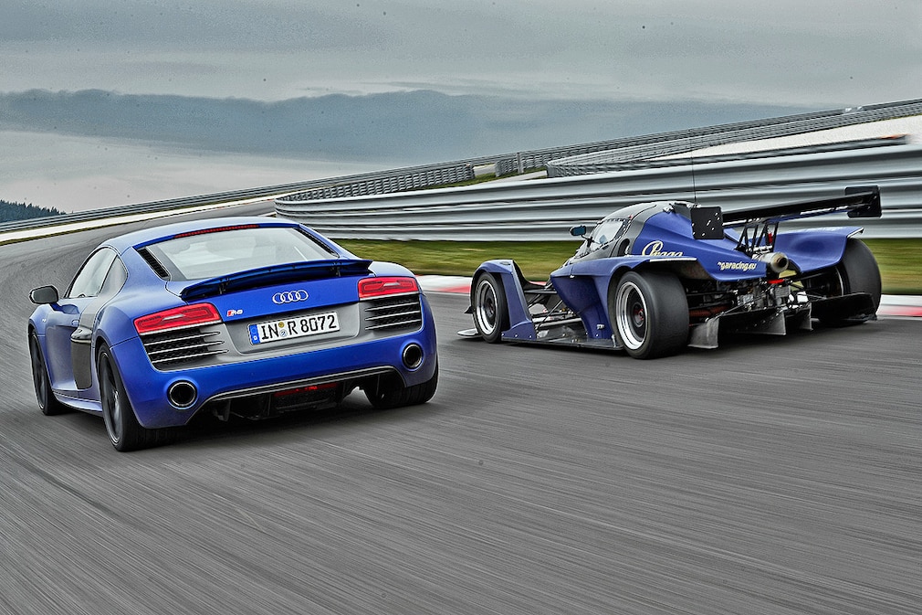 Audi R8 V10 Plus, Praga R1