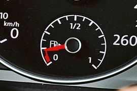 VW Golf VII Tankanzeige fast leer