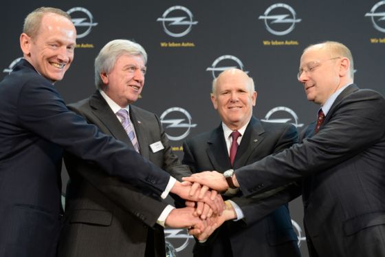 GM-Handschlag pro Opel