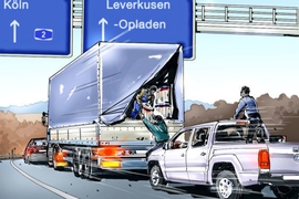 Lkw-Raubüberfall