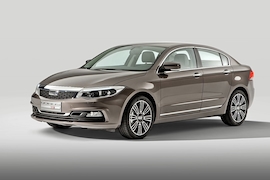 Qoros 3 grau-brau-mettalic Seitenansicht vorn schräg