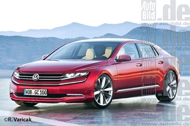 VW Phaeton Illustration Vorderansicht