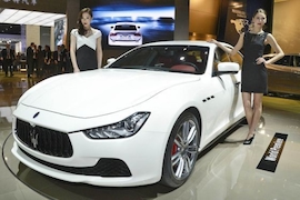 Maserati Ghibli Hostessen Shanghai