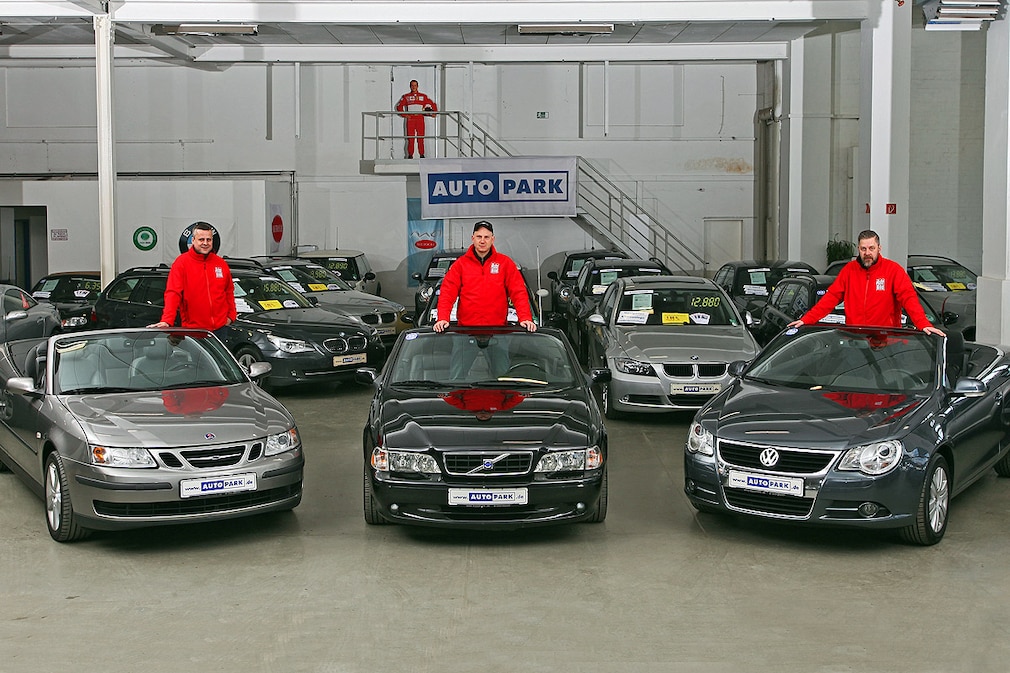 Saab 9-3 1.8t Linear, Volvo C70 2.4 T, VW Eos 2.0 TDI