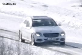 Mercedes C-Klasse Erlkönig Frontansicht
