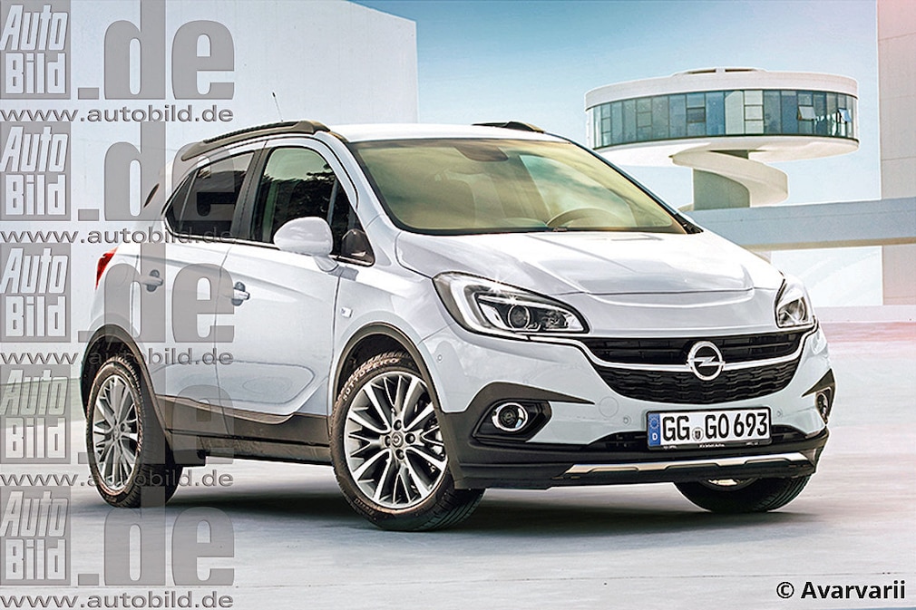 Opel Mokka Facelift Illustration