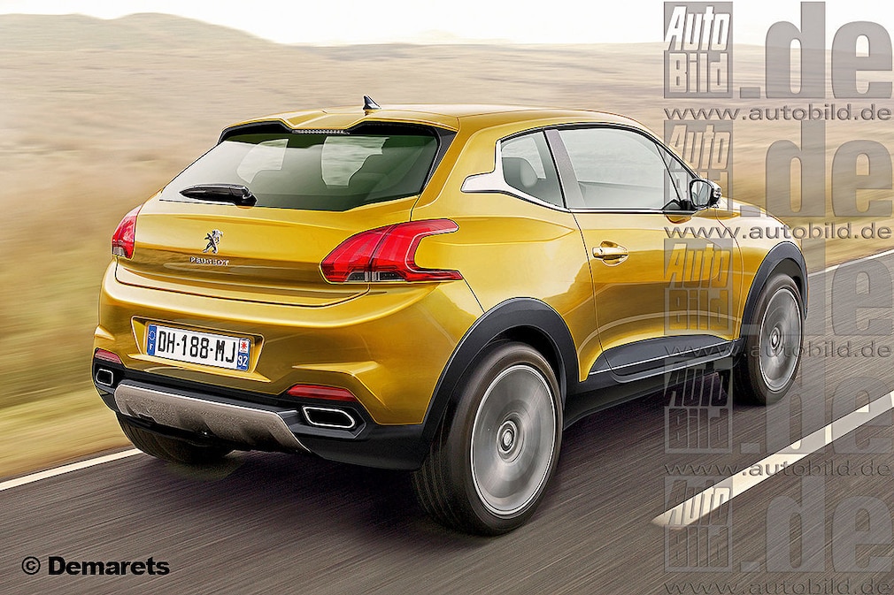 Peugeot 2008 3door SUV Illustration