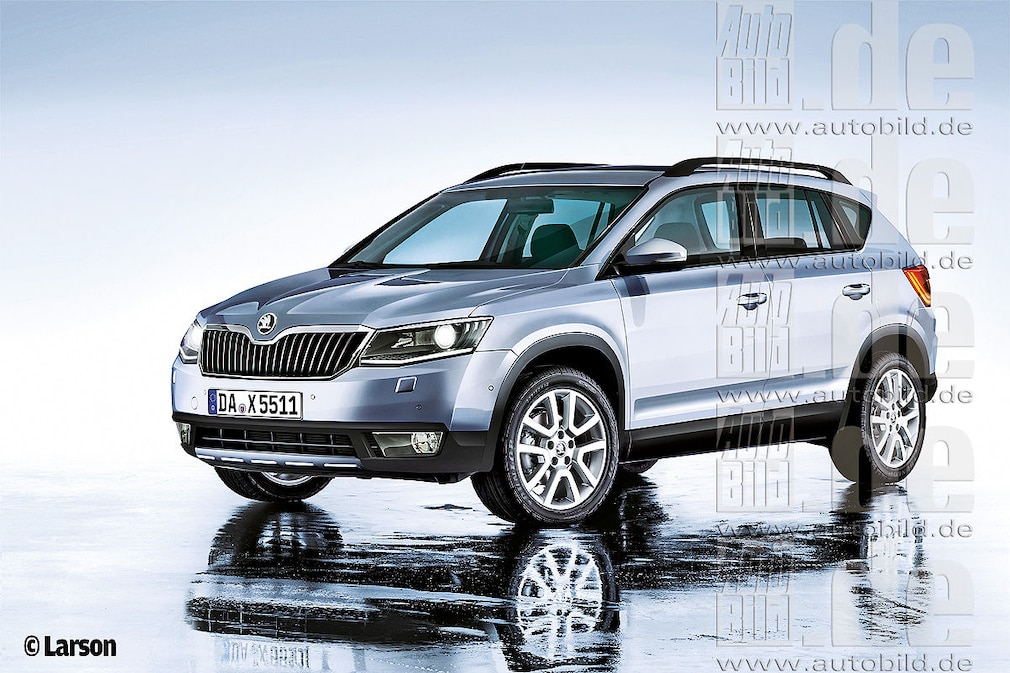 Skoda Snowman Illustration