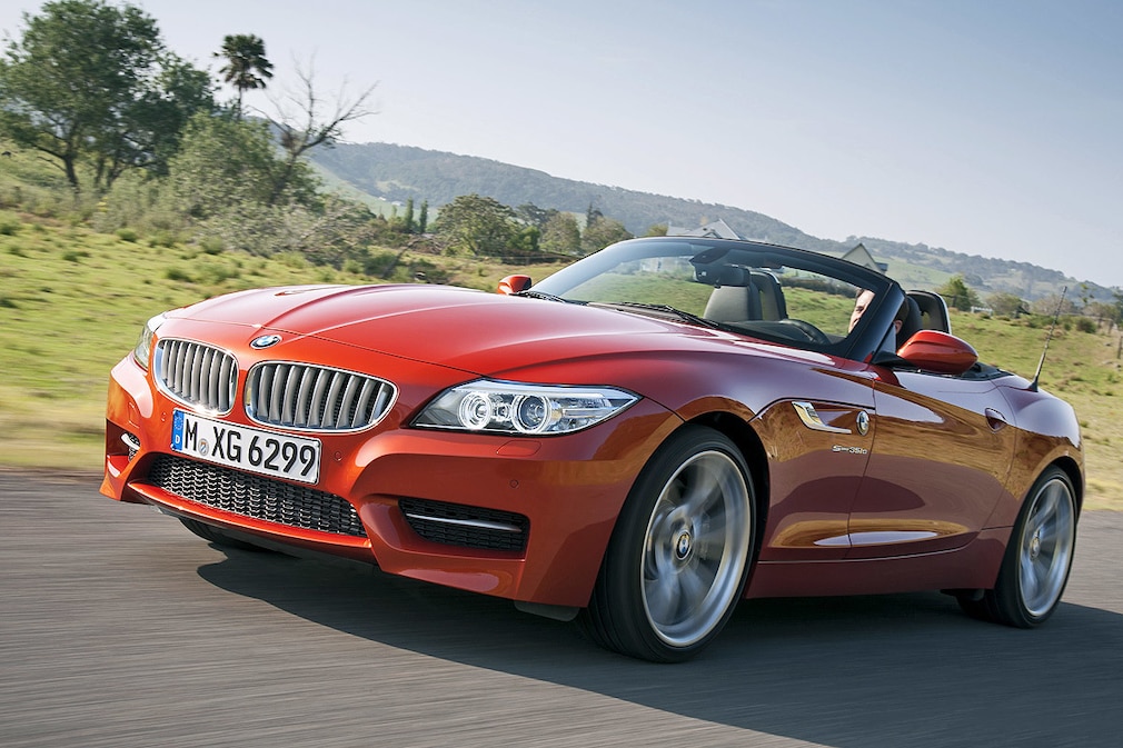 BMW Z4 Roadster Facelift Front fahrend