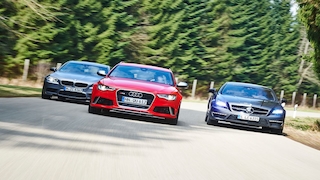 BMW M5, MErcedes CSL 63 AMG Shooting Brake, Audi RS6 Avant