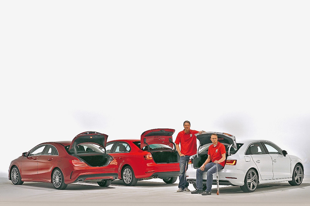 Mercedes CLA VW Jetta Audi A3 Limousine