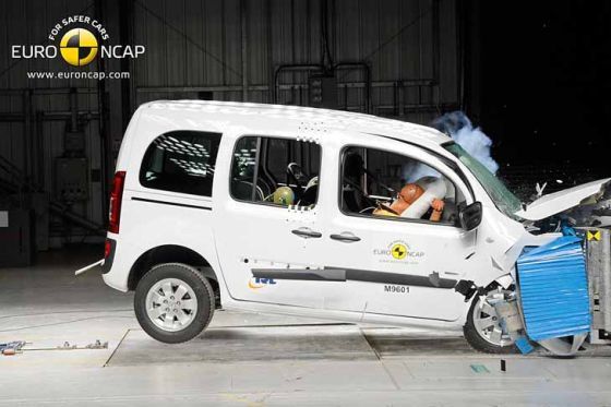 Mercedes Citan im Euro NCAP-Crashtest