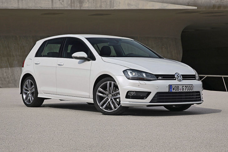 VW Golf VII Seitenansicht R-Line Paket
