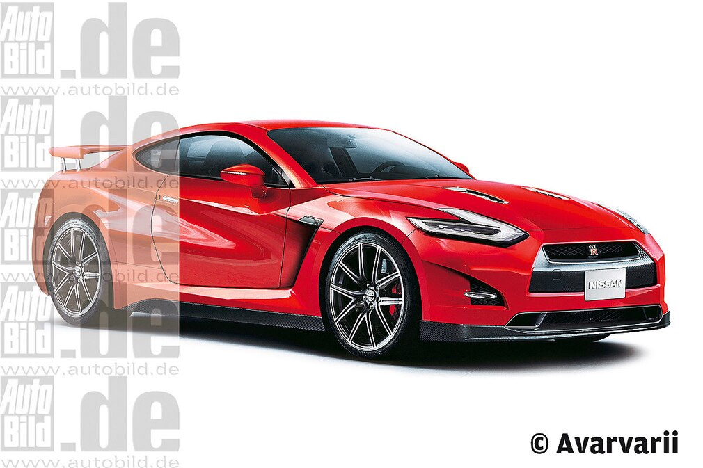 Nissan GT-R Illustration