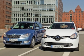 Renault Clio Grandtour Skoda Fabia Combi