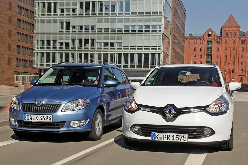 Renault Clio Grandtour Skoda Fabia Combi
