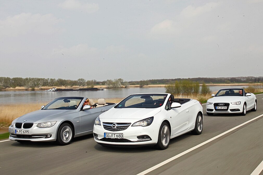 BMW 3er, Opel Cascada, Audi A5 BMW 3er, Opel Cascada, Audi A5