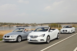 BMW 3er, Opel Cascada, Audi A5