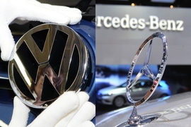 Collage VW/Mercedes-Logo
