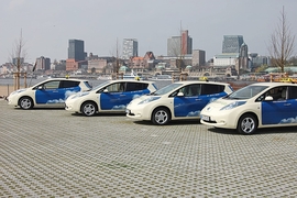 Nissan Leaf E-Taxi Hamburg