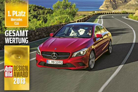 Mercedes CLA, 1. Platz Design Award 2013