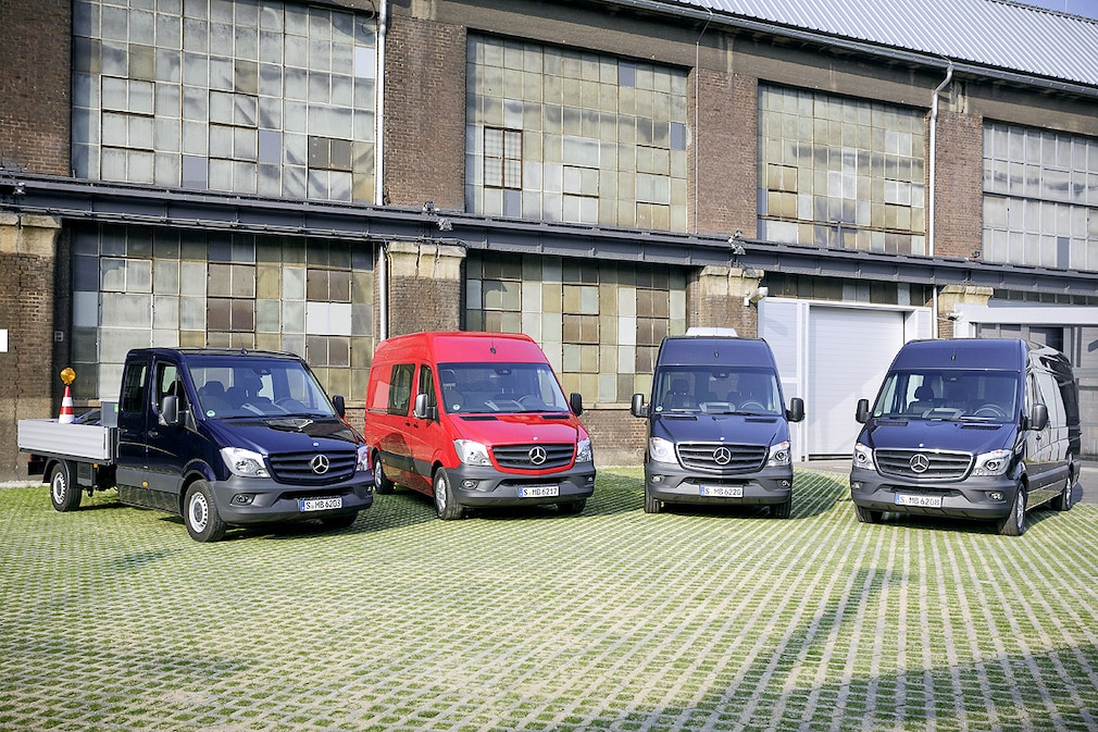 Mercedes Sprinter Modellpalette