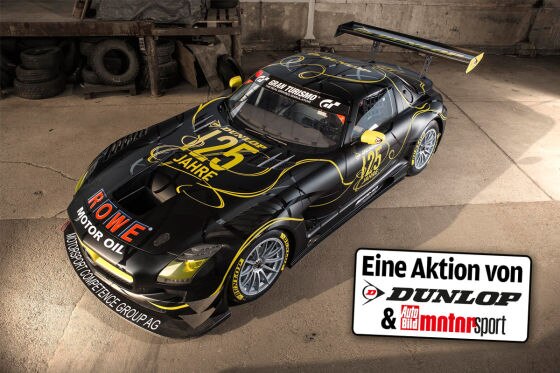 24h-Rennen_Mercedes-Benz SLS AMG GT3_Dunlop Reifen
