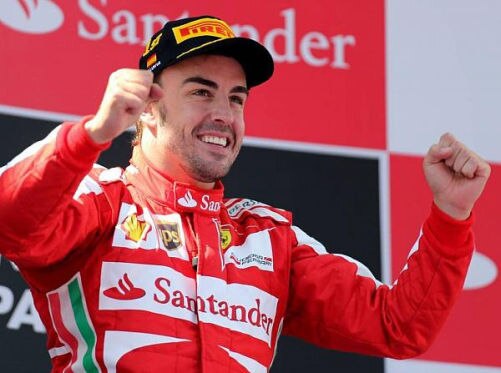 Emotionen pur für Fernando Alonso und Ferrari auf dem Podest von Barcelona