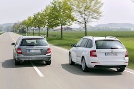 Mercedes C-Klasse Skoda Octavia