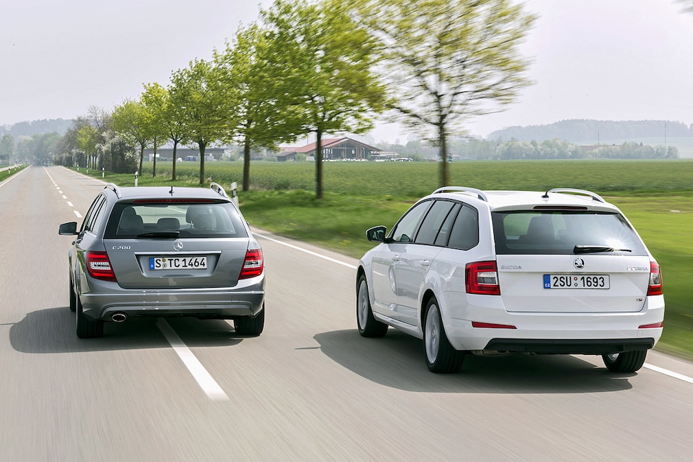 Mercedes C-Klasse Skoda Octavia