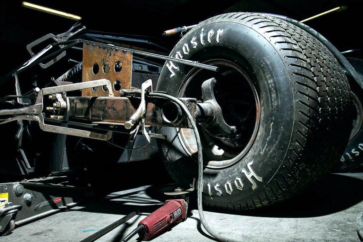 Batman Tumbler Replika Batmobil Straße