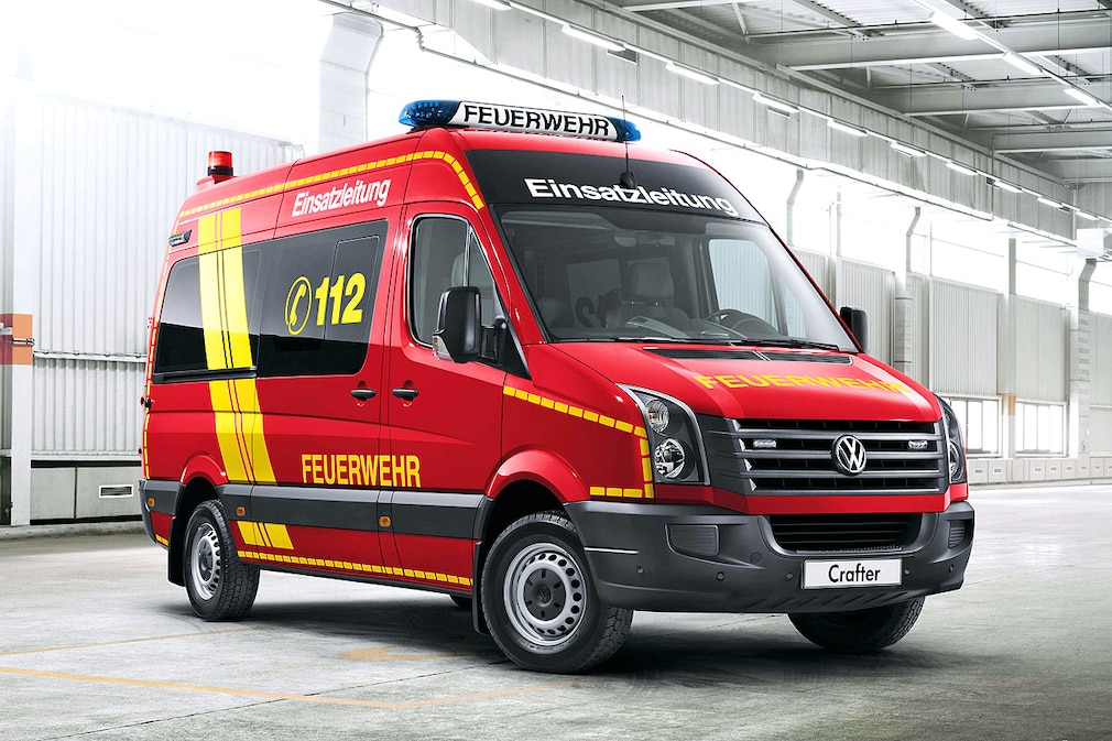 VW Crafter als Feuerwehreinsatzfahrzeug