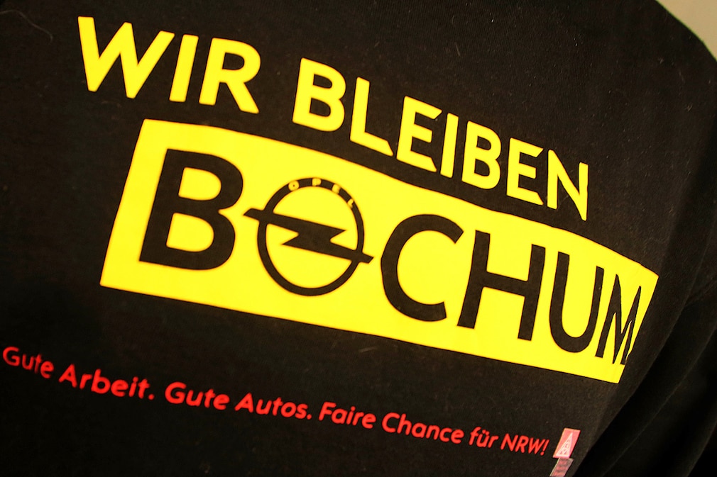 Opel-Werk in Bochum - Belegschaftsversammlung
