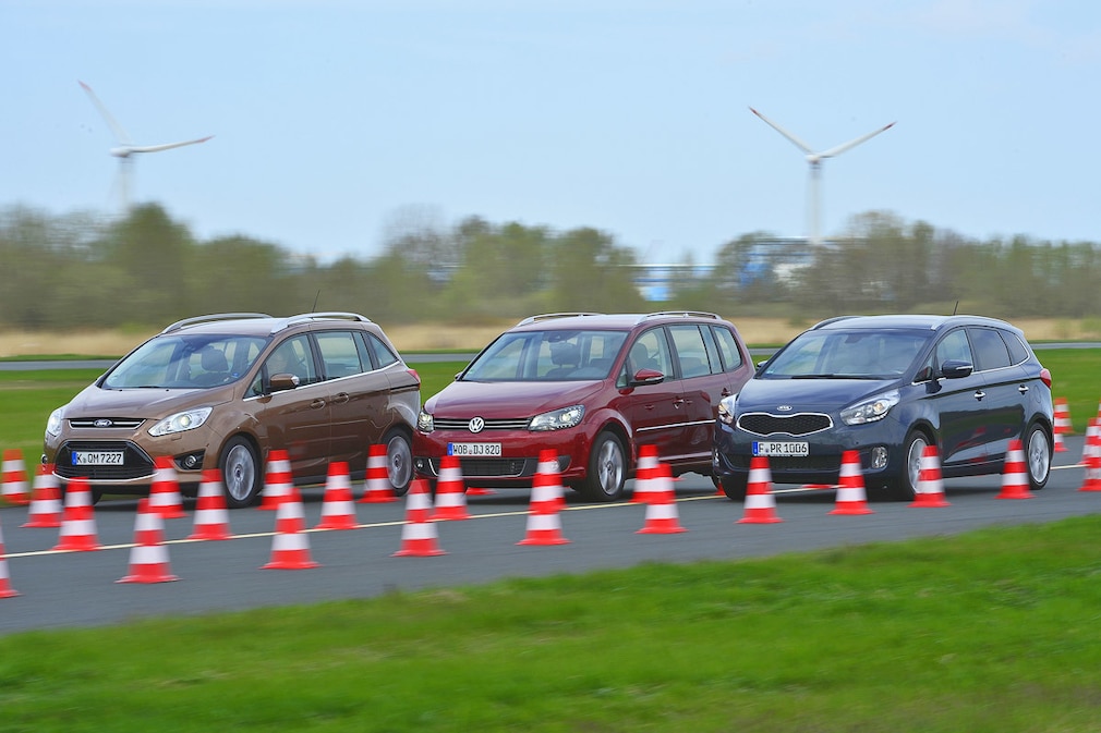 Ford Grand C-Max Kia Carens VW Touran