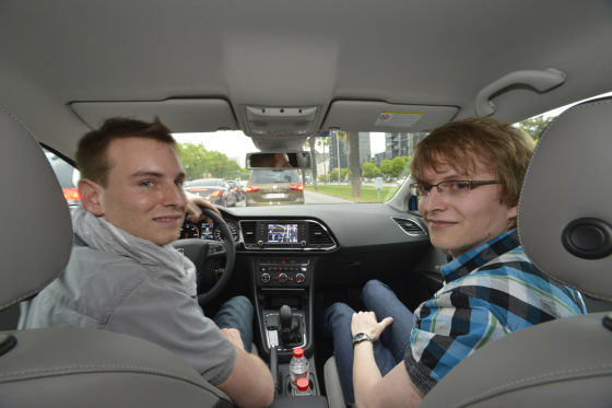 Die SEAT Urban Challenge-Gewinner René und Michael