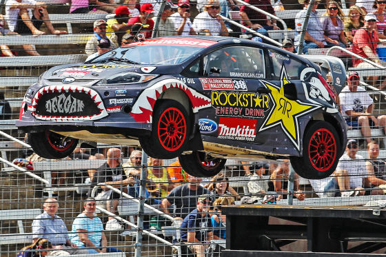 Ford Fiesta Gymkhana Stunt