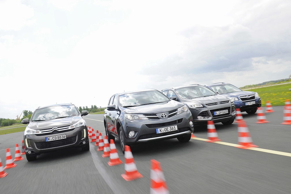 Vier Kompakt-SUVs im Vergleich