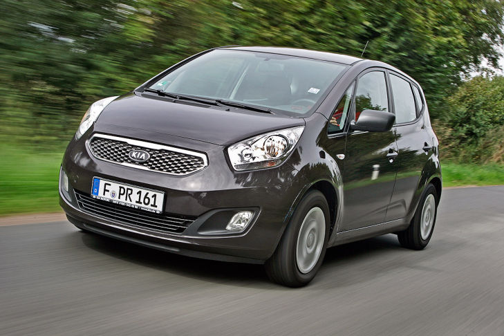 Kia Venga 1.4 CVVT Vision fahrend Kia Venga 1.4 CVVT Vision fahrend