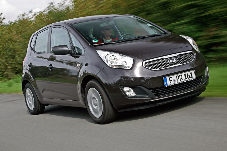 Kia Venga 1.4 CVVT Vision fahrend Kia Venga 1.4 CVVT Vision fahrend